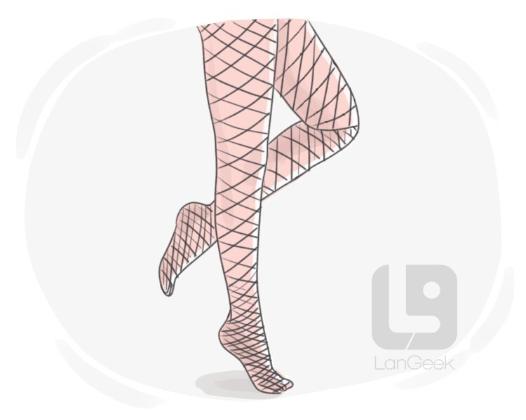 fishnet stockings definition and meaning