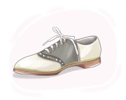 saddle shoe