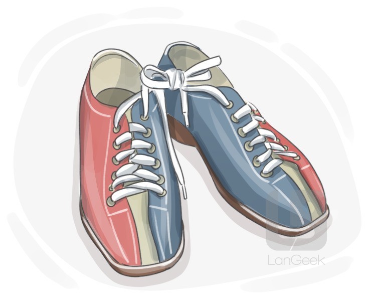 bowling shoe definition and meaning