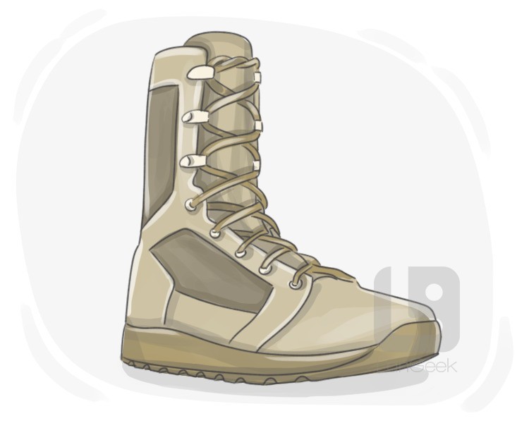 combat boot definition and meaning