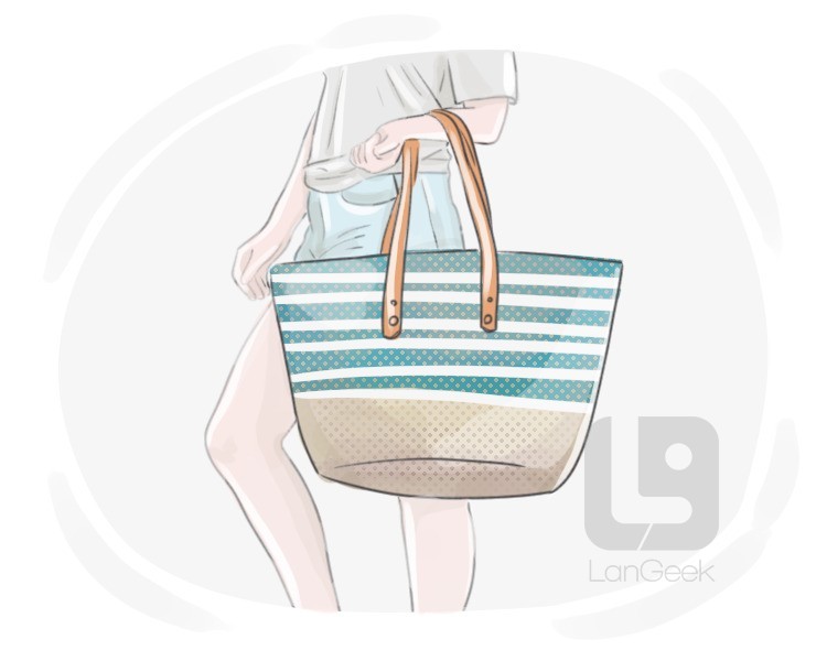beach bag definition and meaning