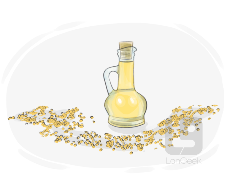 mustard oil definition and meaning