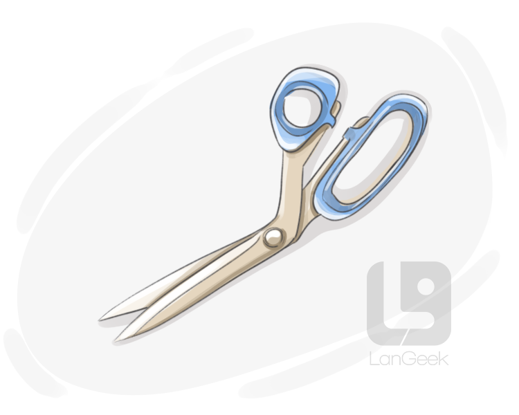 bent scissors definition and meaning