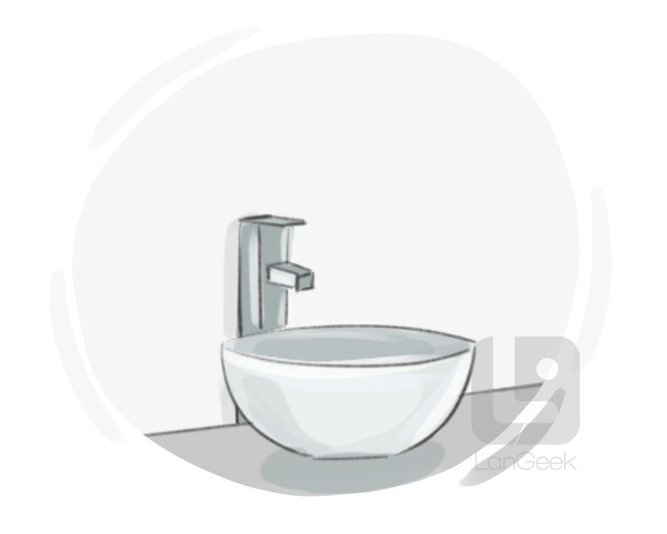 washbasin definition and meaning