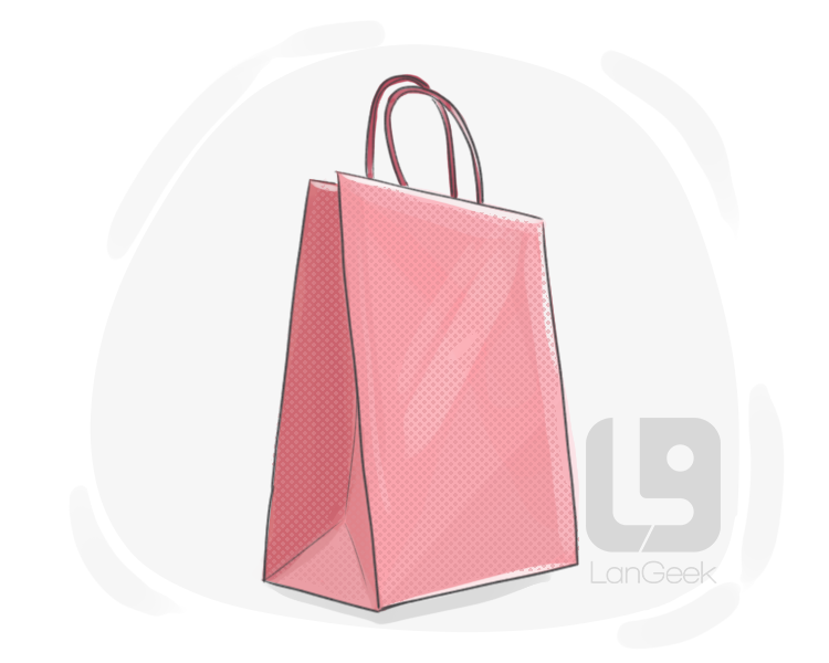 shopping bag definition and meaning