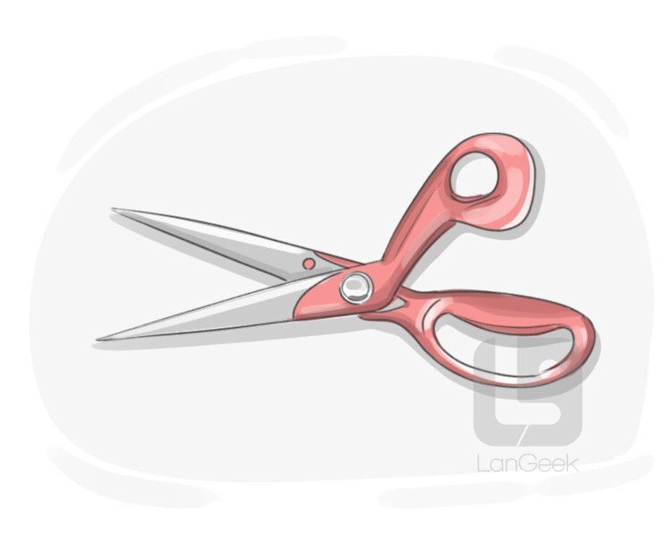 Sewing scissors clearance definition