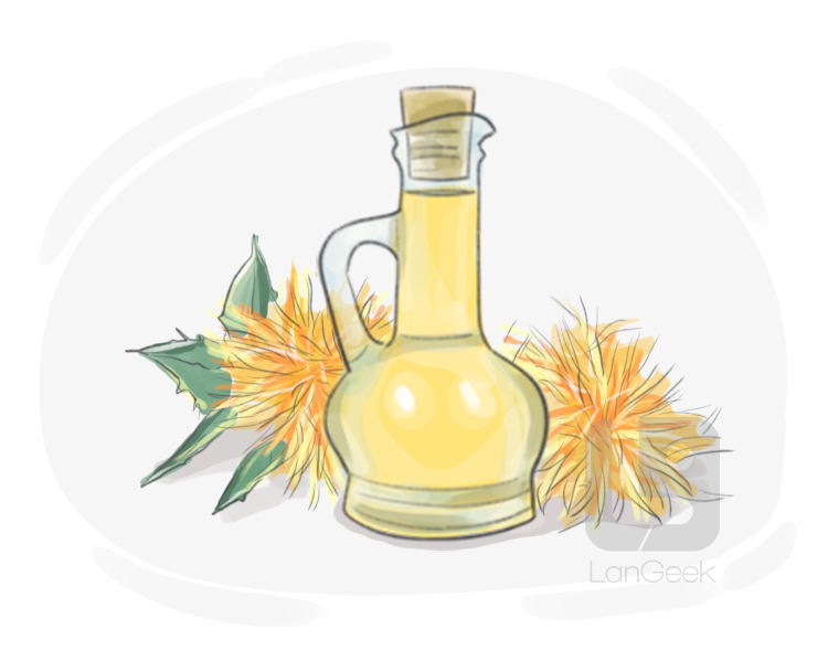safflower oil definition and meaning