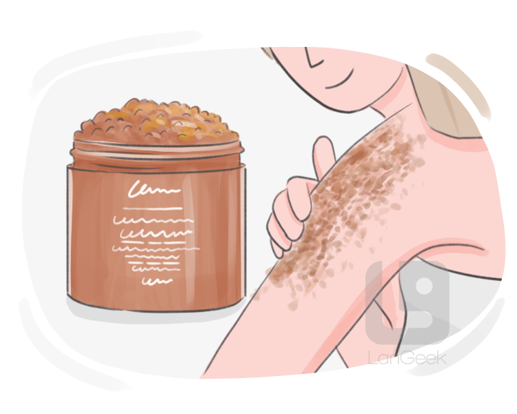 body scrub definition and meaning