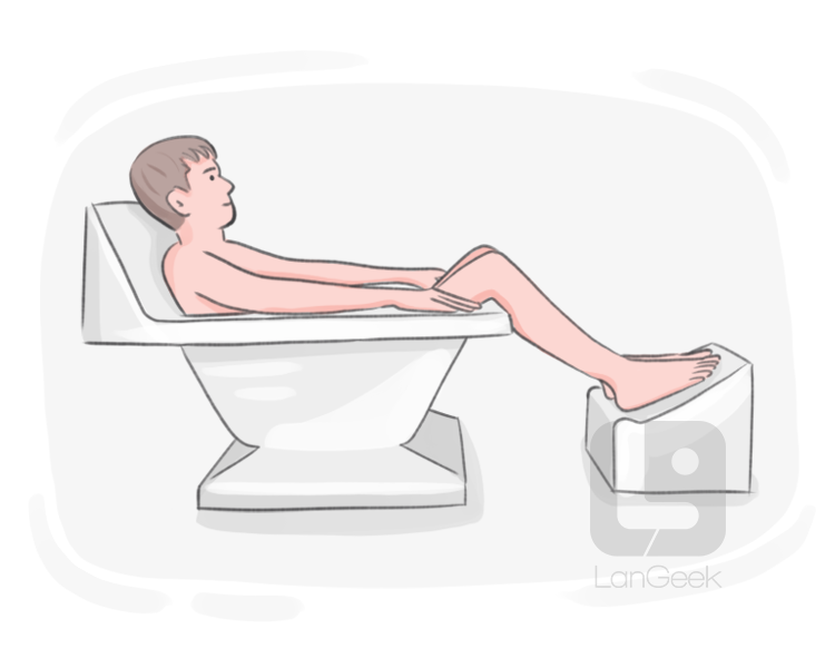 hip bath definition and meaning