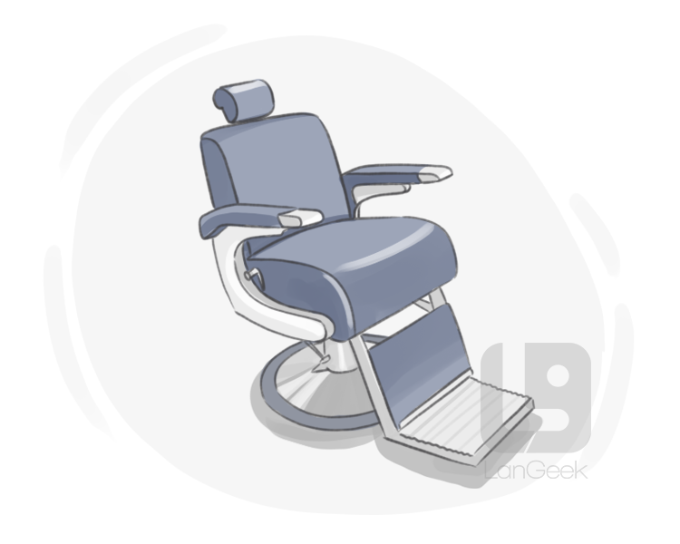 barber chair definition and meaning