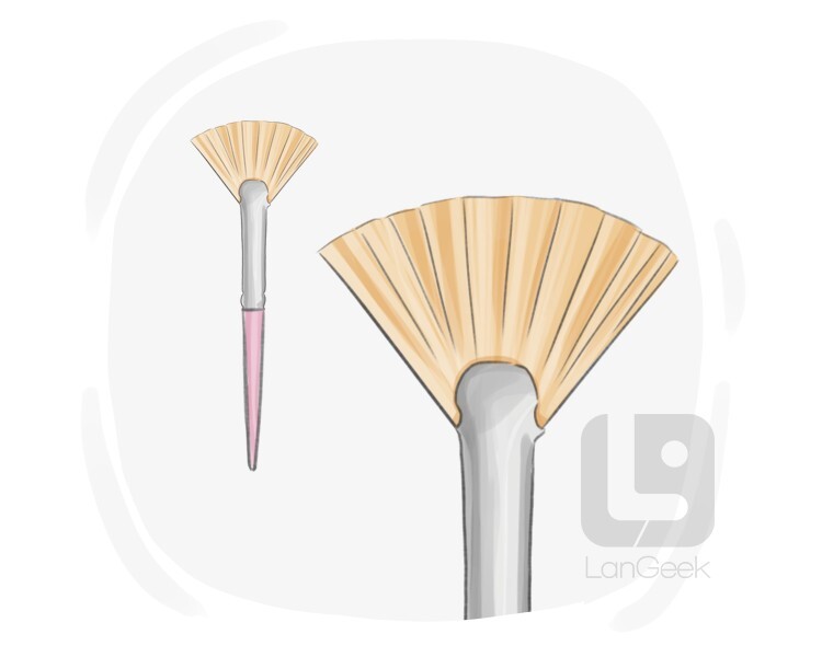 Definition & Meaning of "Fan brush" LanGeek