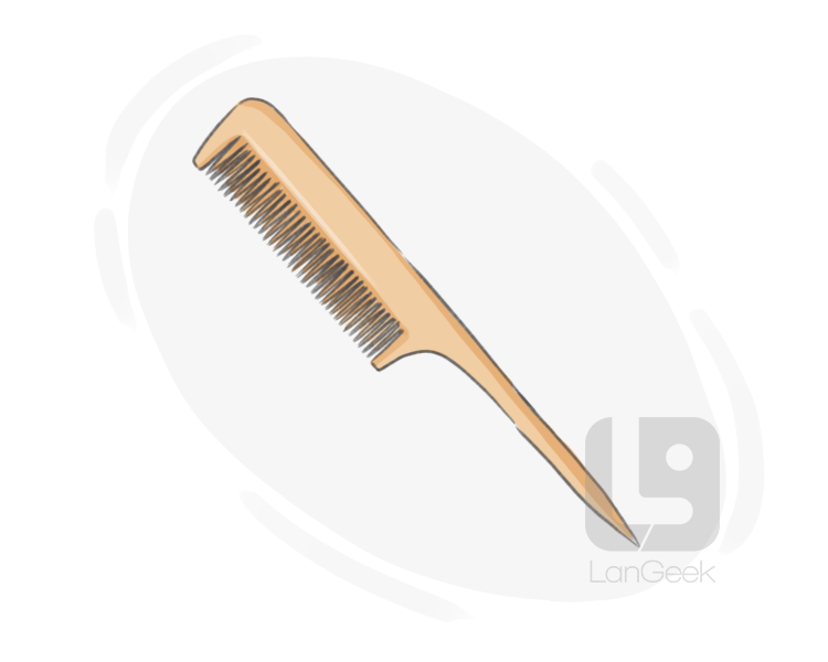 fine-toothed comb definition and meaning