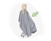 hair cutting cape