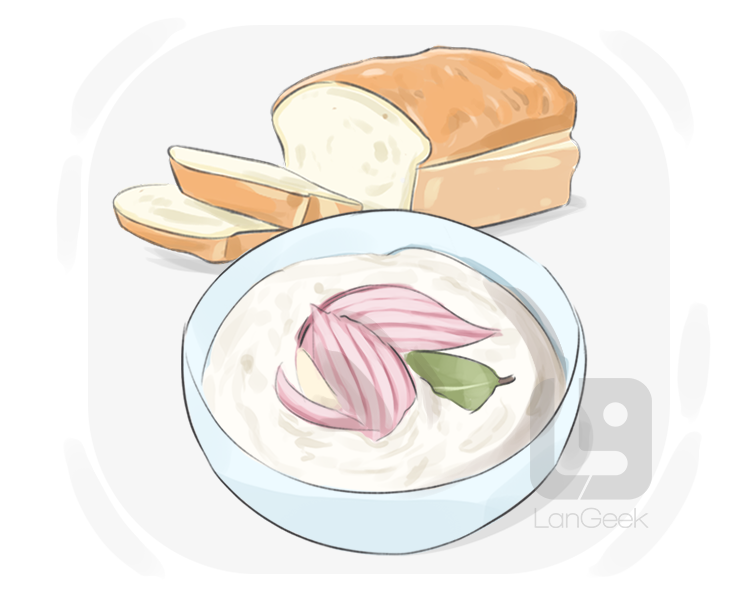 bread sauce definition and meaning