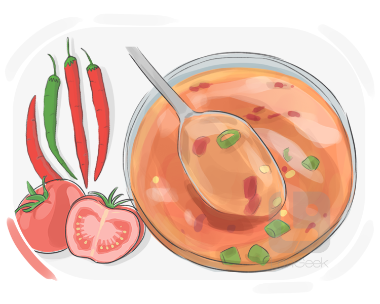 chili sauce definition and meaning