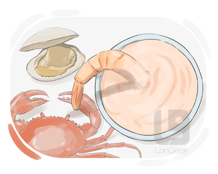 seafood sauce definition and meaning