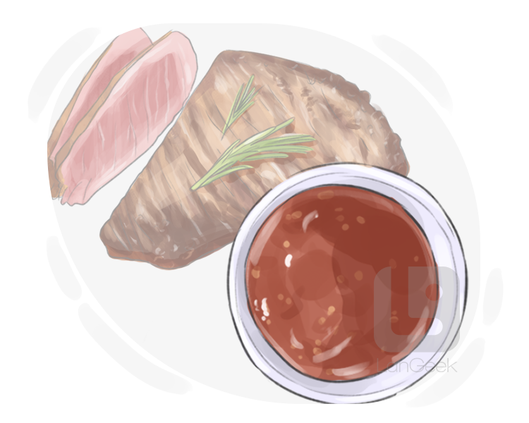 steak sauce definition and meaning
