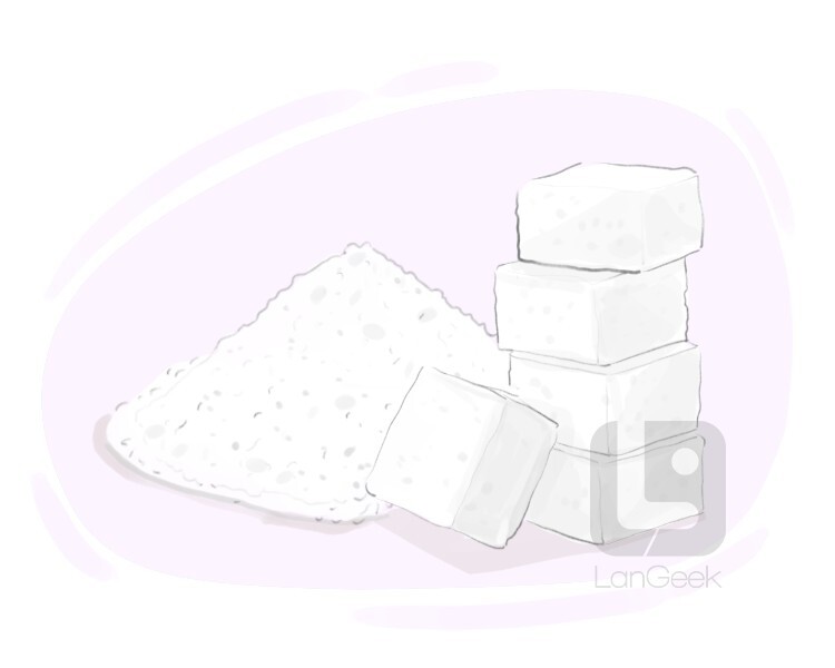 sugar cube definition and meaning