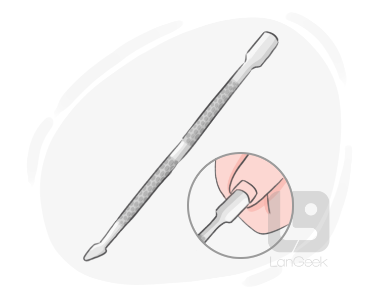 cuticle pusher definition and meaning