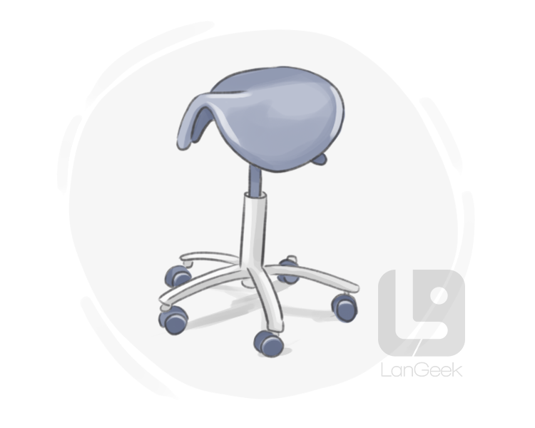 saddle stool definition and meaning