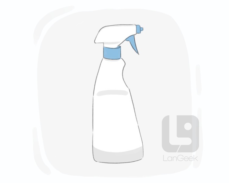 spray bottle vector