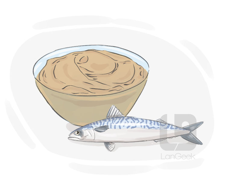 fish paste definition and meaning
