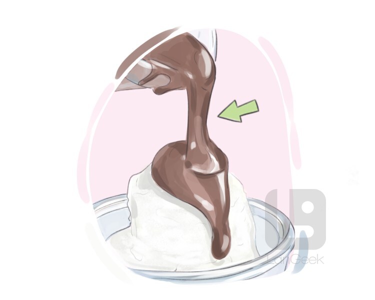 Definition & Meaning of "Chocolate sauce" LanGeek