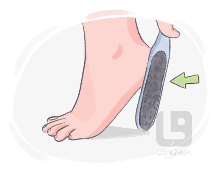 foot file definition and meaning