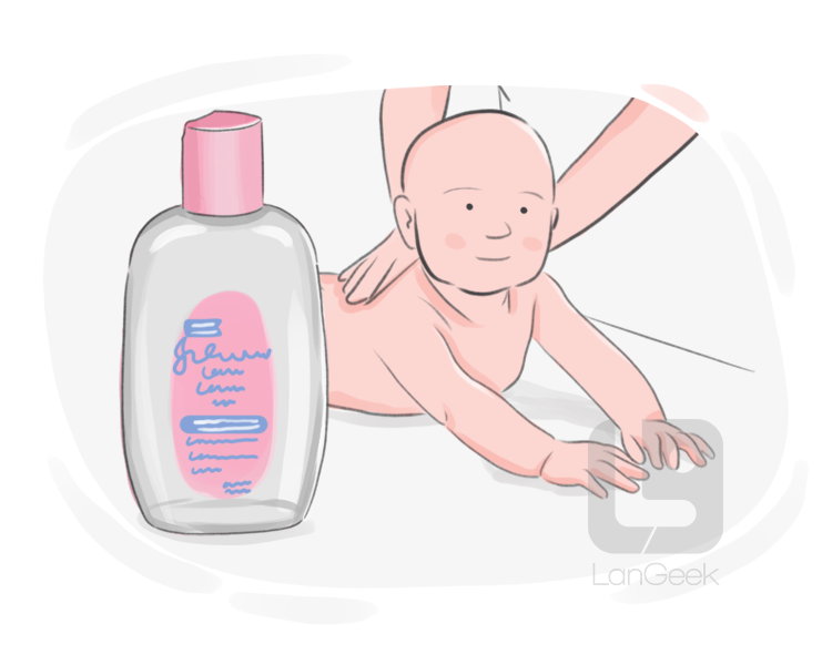 baby oil definition and meaning