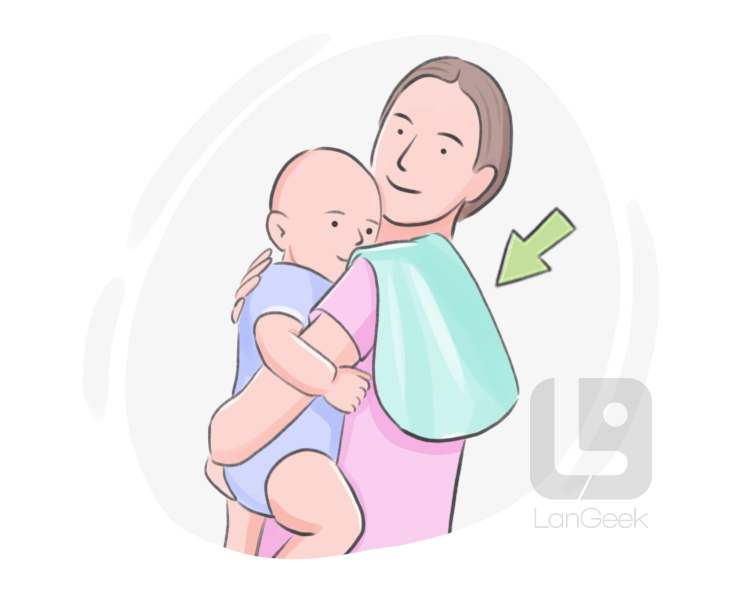 burp cloth definition and meaning