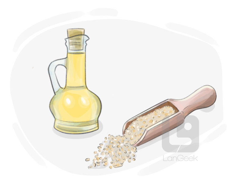 sesame oil definition and meaning