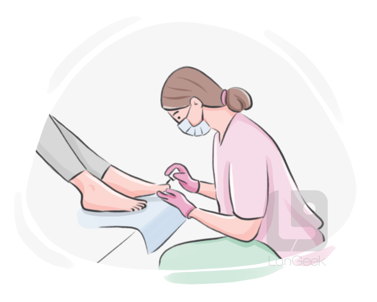 pedicurist definition and meaning