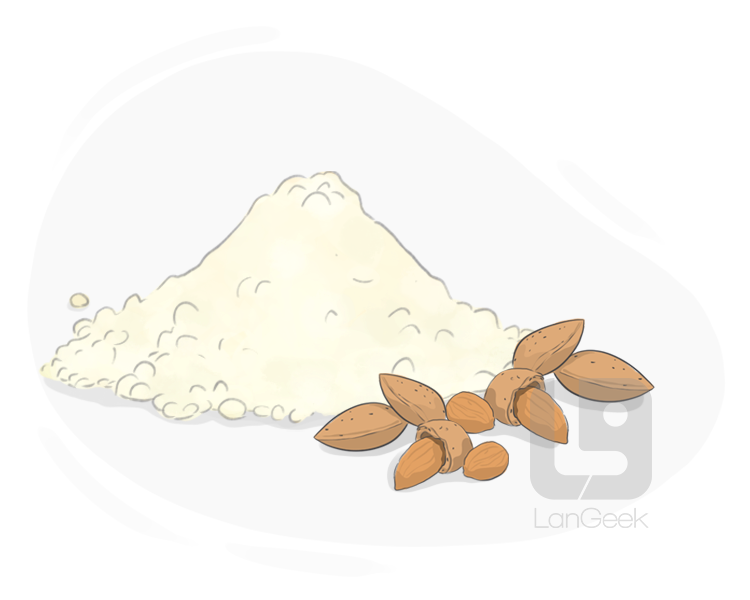almond meal definition and meaning