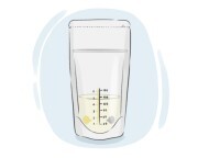 breastmilk storage bag