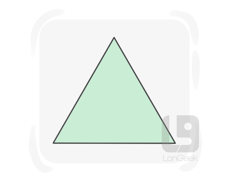 Definition & Meaning of "Equilateral triangle" LanGeek