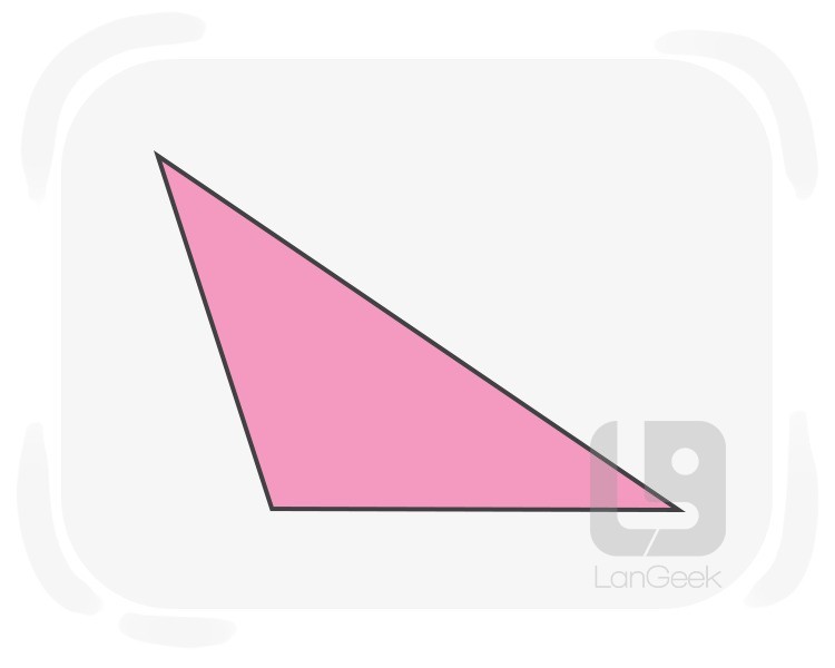 obtuse-angled triangle definition and meaning