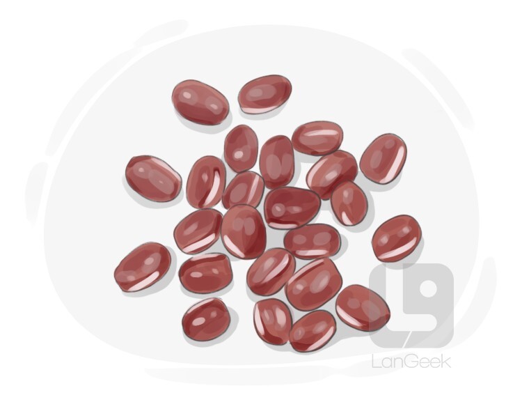 adzuki bean definition and meaning