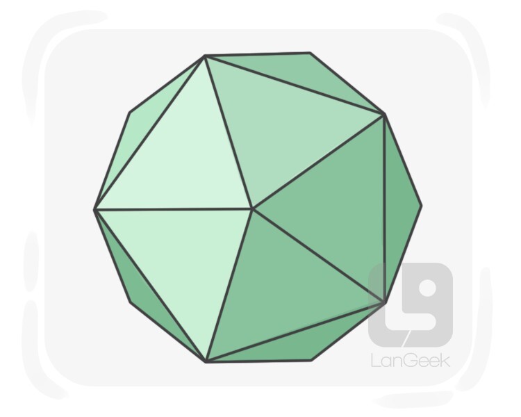 icosahedron definition and meaning