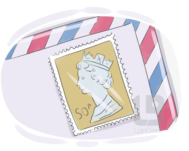 Definition & Meaning of "Postage stamp" LanGeek