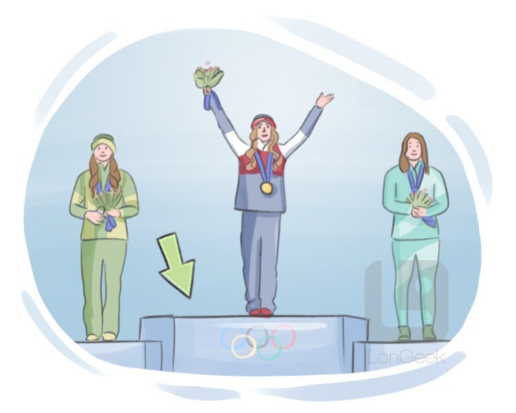 podium definition and meaning