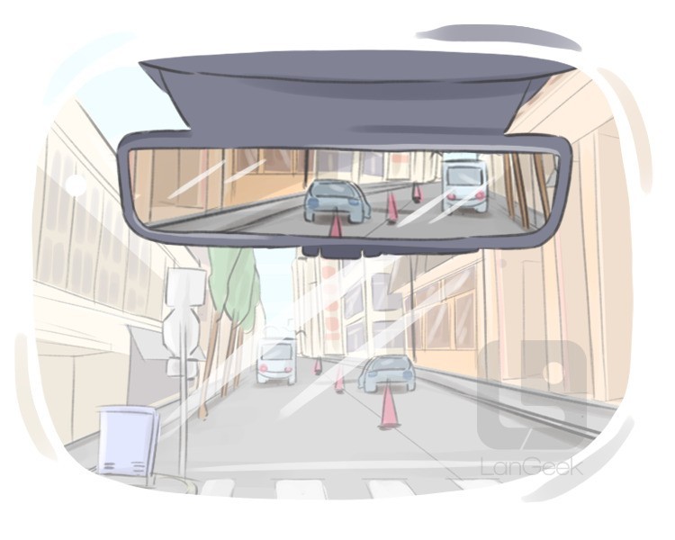 rearview mirror definition and meaning