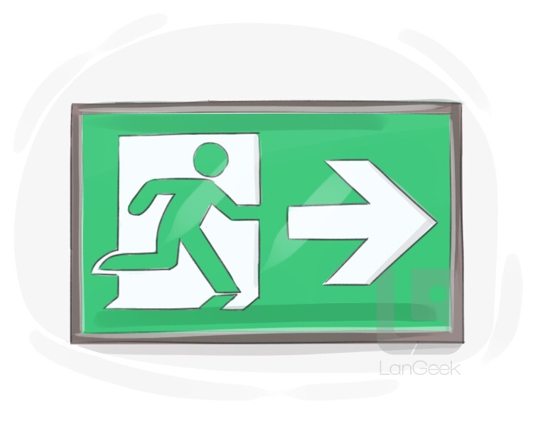 Definition Meaning Of Exit LanGeek