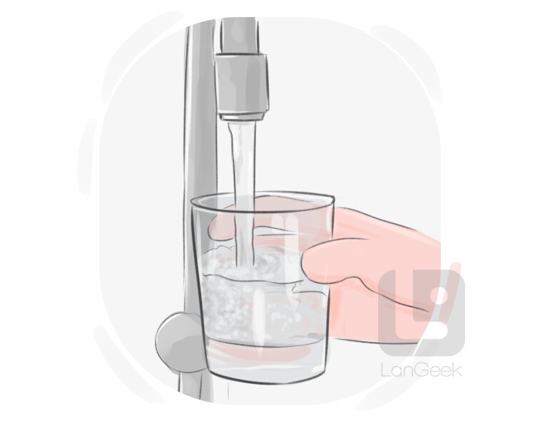 Definition & Meaning of "Tap water" LanGeek