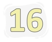 sixteen