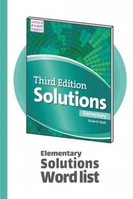 Solutions Elementary Wordlist | LanGeek