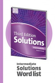 лексика з підручника-Solutions Intermediate - з перекладом на українською