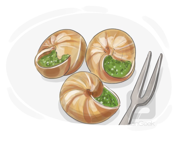 escargot definition and meaning