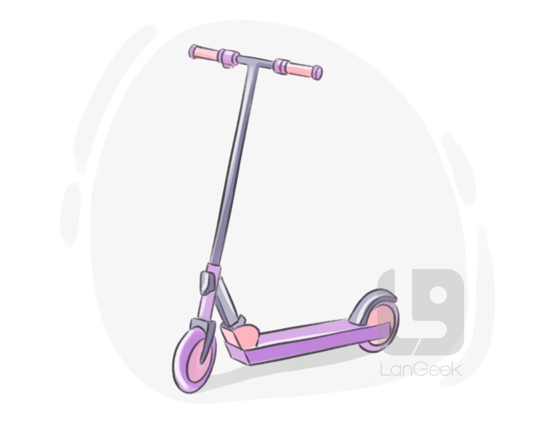 motor scooter definition and meaning