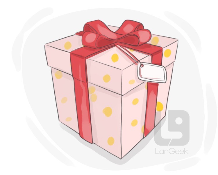 gift box definition and meaning
