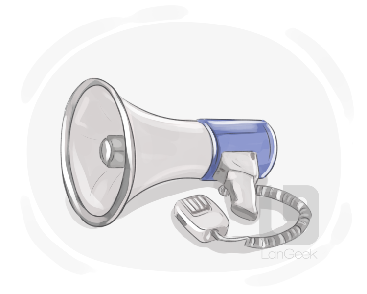 megaphone definition and meaning